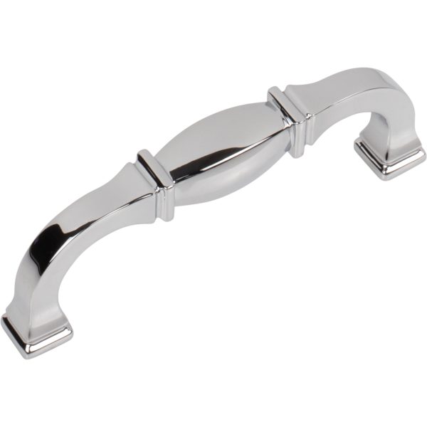 96 mm Center-to-Center Polished Chrome Audrey Cabinet Pull - Image 6