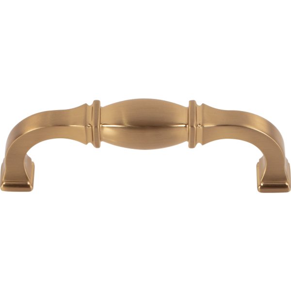 96 mm Center-to-Center Satin Bronze Audrey Cabinet Pull - Image 4