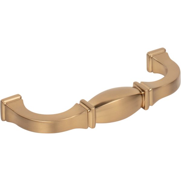 96 mm Center-to-Center Satin Bronze Audrey Cabinet Pull - Image 5