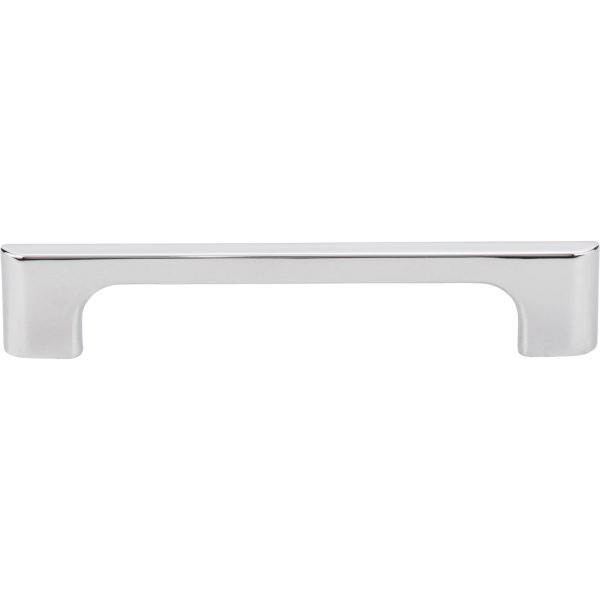 128 mm Center-to-Center Polished Chrome Asymmetrical Leyton Cabinet Pull - Image 3