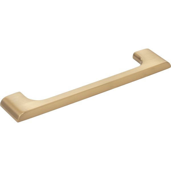 128 mm Center-to-Center Satin Bronze Asymmetrical Leyton Cabinet Pull - Image 4