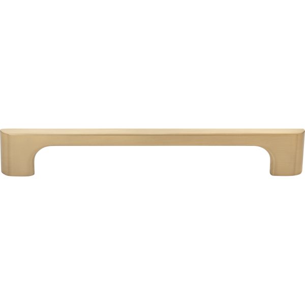 160 mm Center-to-Center Satin Bronze Asymmetrical Leyton Cabinet Pull - Image 3
