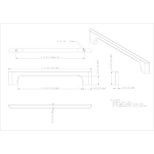 Leyton Cabinet Pull in Satin Nickel