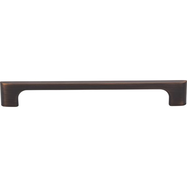 192 mm Center-to-Center Brushed Oil Rubbed Bronze Asymmetrical Leyton Cabinet Pull - Image 3