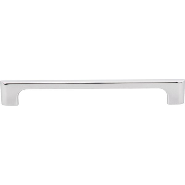 192 mm Center-to-Center Polished Chrome Asymmetrical Leyton Cabinet Pull - Image 3