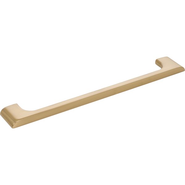 192 mm Center-to-Center Satin Bronze Asymmetrical Leyton Cabinet Pull - Image 4
