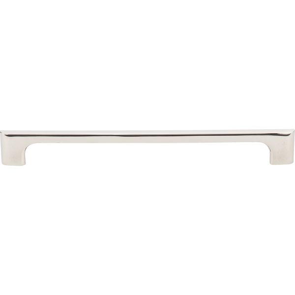 224 mm Center-to-Center Polished Nickel Asymmetrical Leyton Cabinet Pull - Image 3