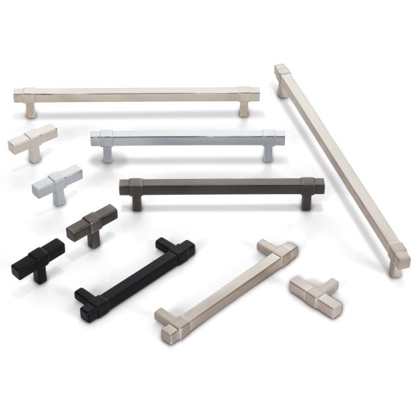 128 mm Center-to-Center Polished Chrome Square Zane Cabinet Pull - Image 5