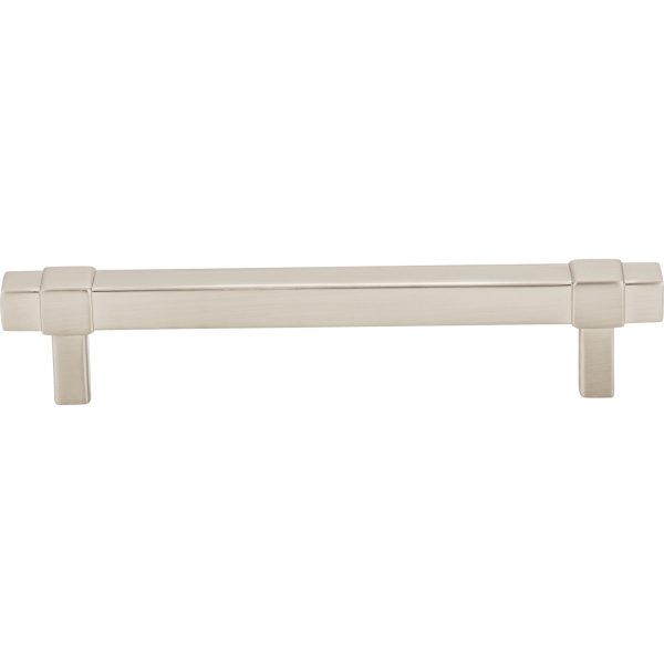 128 mm Center-to-Center Satin Nickel Square Zane Cabinet Pull - Image 3
