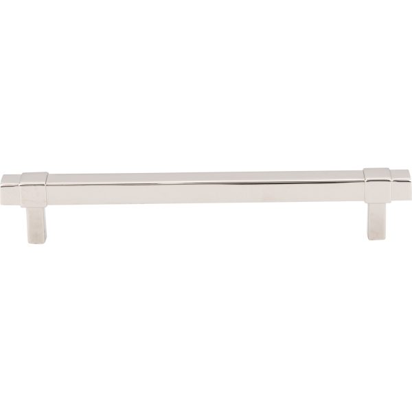 160 mm Center-to-Center Polished Nickel Square Zane Cabinet Pull - Image 3