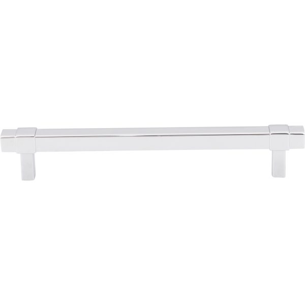 160 mm Center-to-Center Polished Chrome Square Zane Cabinet Pull - Image 3