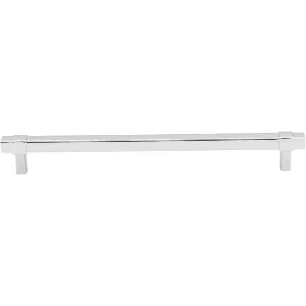 224 mm Center-to-Center Polished Chrome Square Zane Cabinet Pull - Image 3