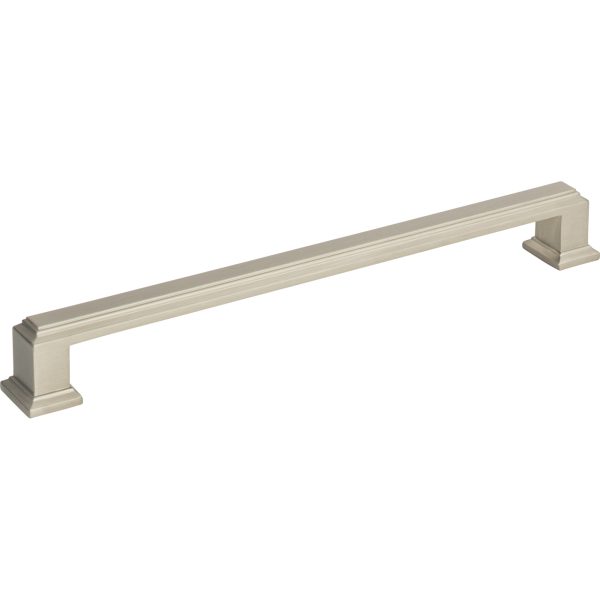 Sutton Place Pull 7 9/16 Inch (c-c) Brushed Nickel - Image 3