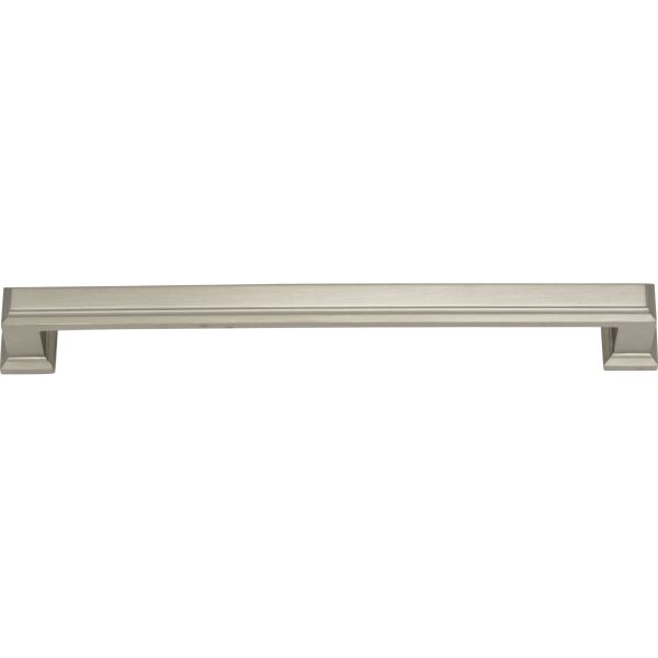 Sutton Place Pull 7 9/16 Inch (c-c) Brushed Nickel - Image 4
