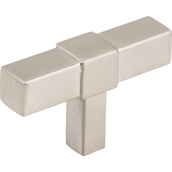 2" Satin Nickel Zane Cabinet "T" Knob