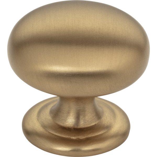 1-1/4" Diameter Satin Bronze Florence Cabinet Mushroom Knob