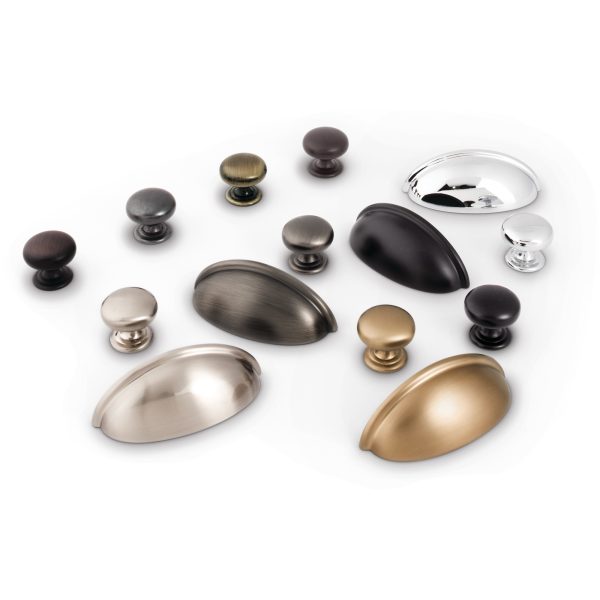 1-1/4" Diameter Satin Nickel Florence Cabinet Mushroom Knob - Image 4