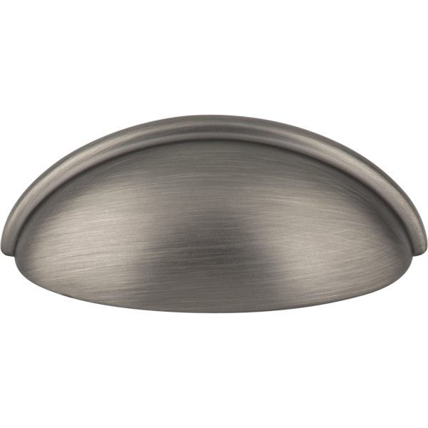 3" Center-to-Center Brushed Pewter Florence Cabinet Cup Pull - Image 3