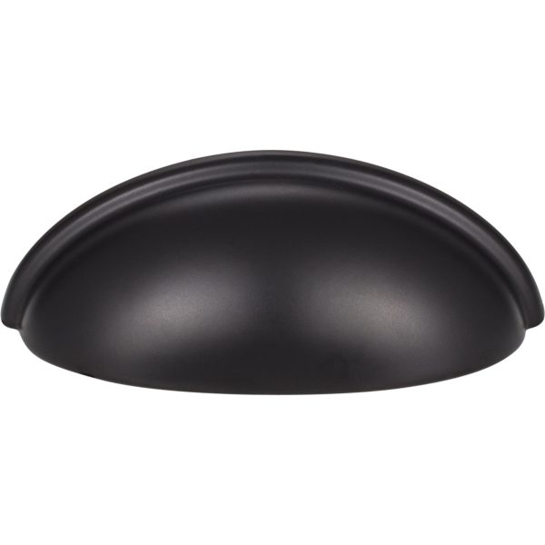 3" Center-to-Center Matte Black Florence Cabinet Cup Pull - Image 3
