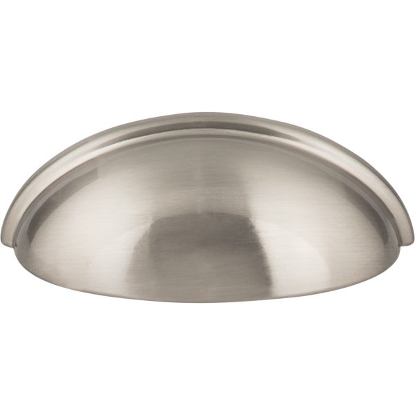 3" Center-to-Center Satin Nickel Florence Cabinet Cup Pull - Image 3