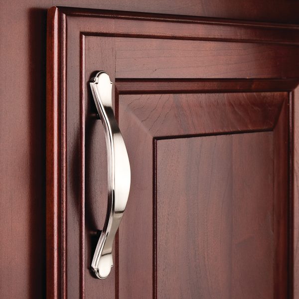 3" Center-to-Center Satin Nickel Gatsby Cabinet Pull - Image 4