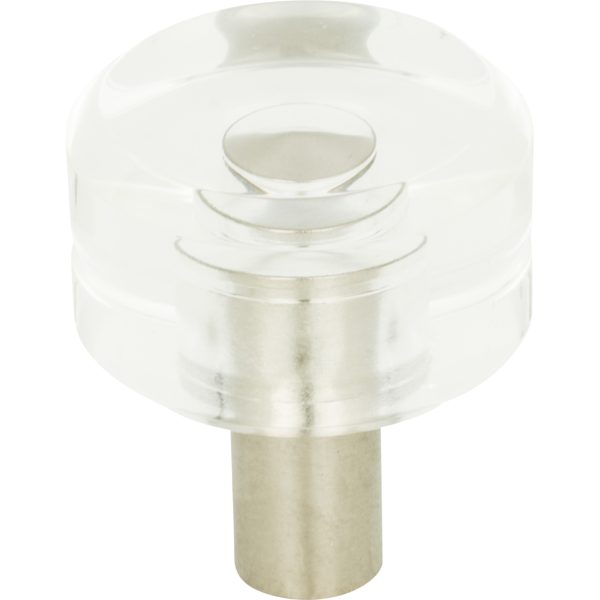 Optimism Round Knob 1 3/16 Inch Brushed Nickel