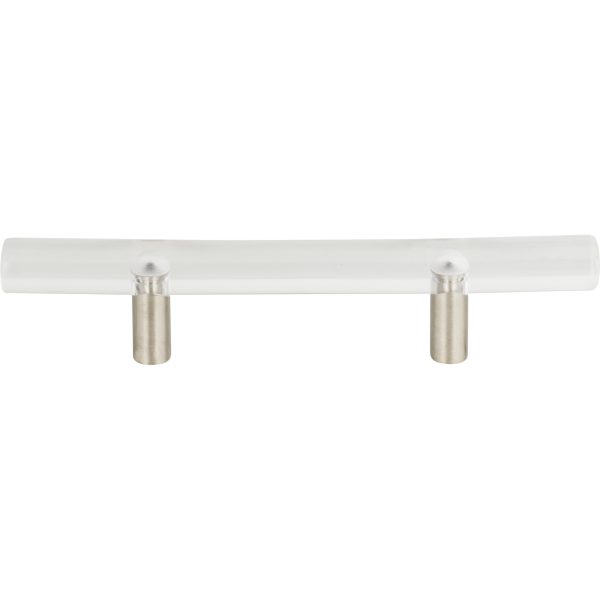 Optimism Rail Pull 3 Inch (c-c) Brushed Nickel