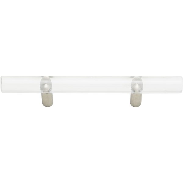 Optimism Rail Pull 3 Inch (c-c) Brushed Nickel - Image 4