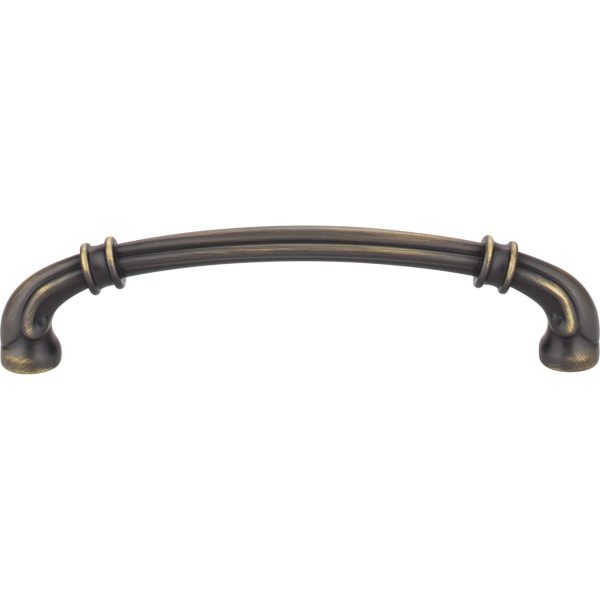 128 mm Center-to-Center Antique Brushed Satin Brass Lafayette Cabinet Pull - Image 3