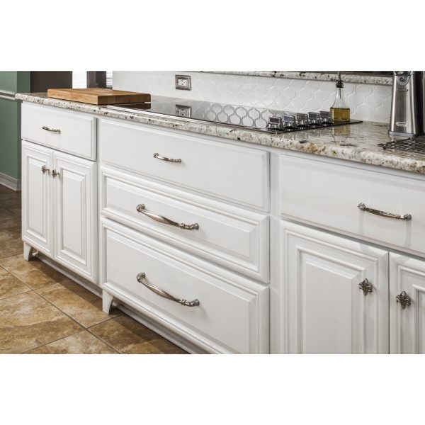 96 mm Center-to-Center Satin Nickel Lafayette Cabinet Pull - Image 4