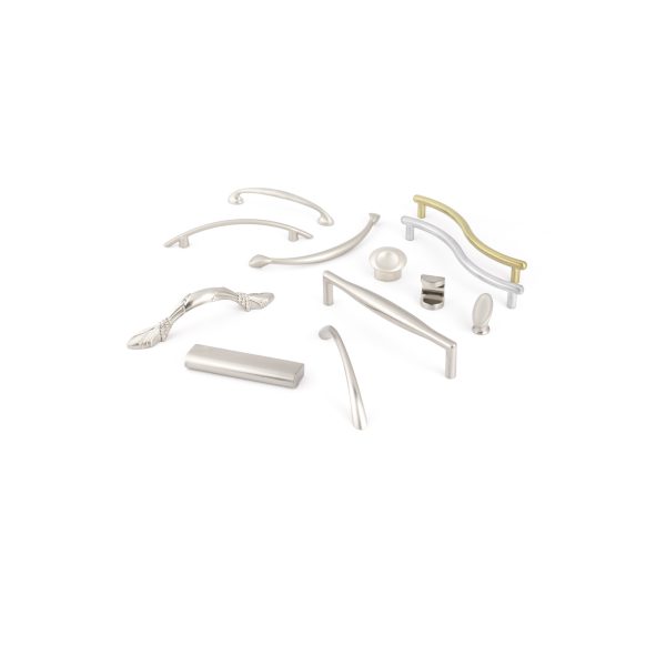 3" Center-to-Center Satin Nickel Baroque Capri Cabinet Pull - Image 5