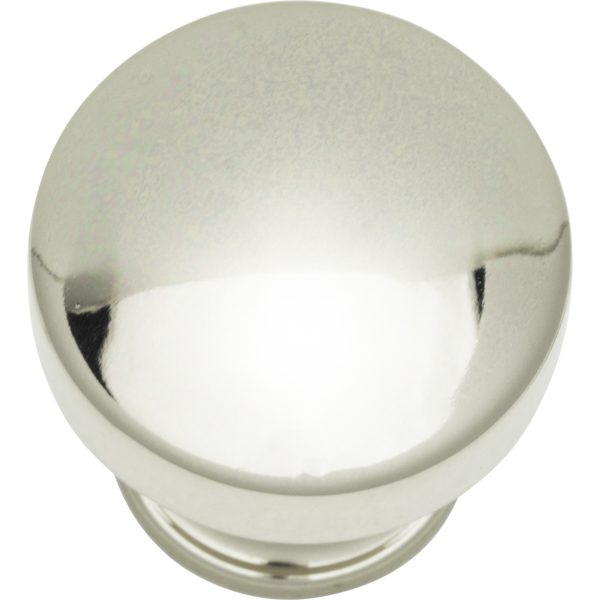 Browning Round Knob 1 1/4 Inch Polished Nickel - Image 3
