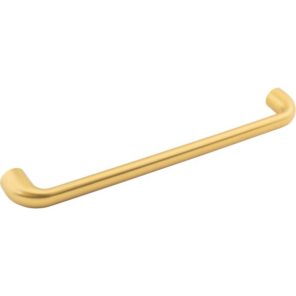 12" Center-to-Center Brushed Gold Loxley Appliance Handle - Image 4