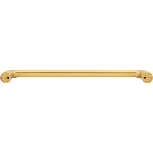 12" Center-to-Center Brushed Gold Loxley Appliance Handle - Image 5