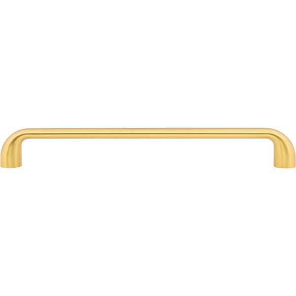 12" Center-to-Center Brushed Gold Loxley Appliance Handle - Image 6