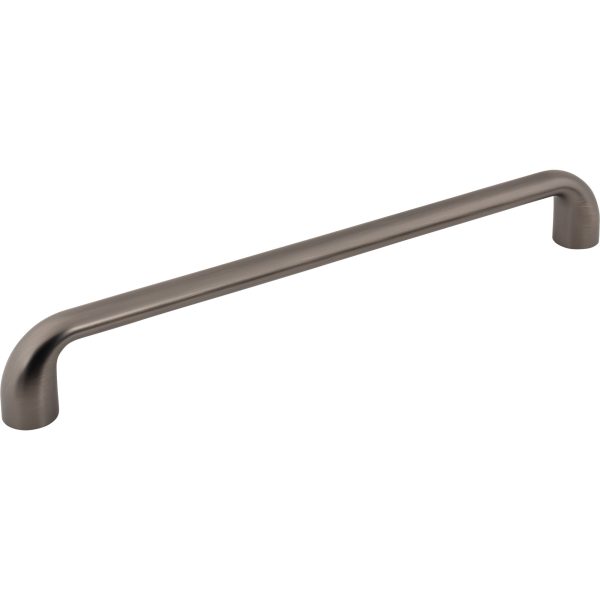 12" Center-to-Center Brushed Pewter Loxley Appliance Handle