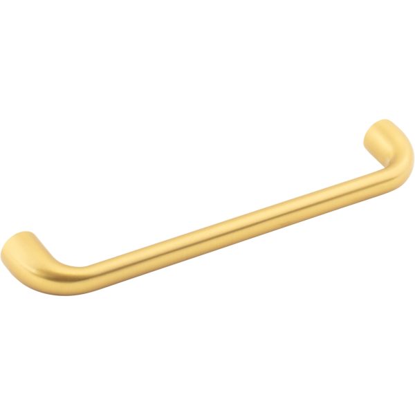 160 mm Center-to-Center Brushed Gold Loxley Cabinet Pull - Image 4