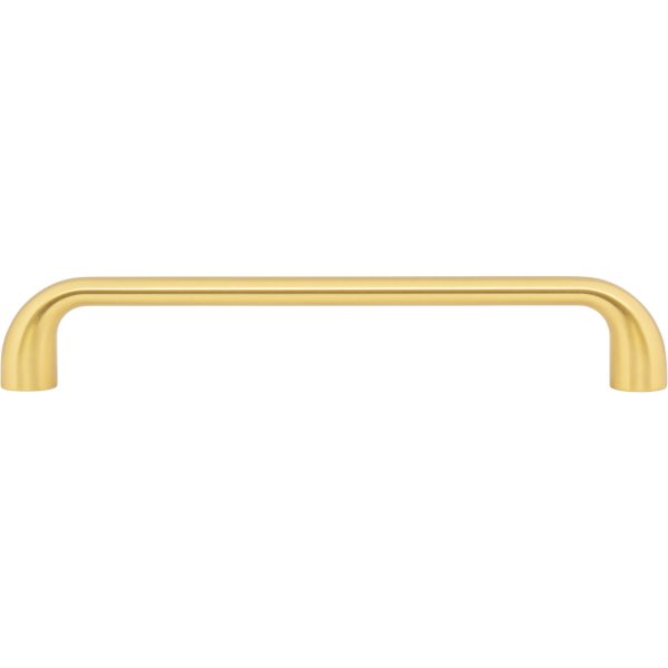 160 mm Center-to-Center Brushed Gold Loxley Cabinet Pull - Image 6