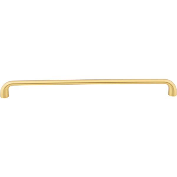 305 mm Center-to-Center Brushed Gold Loxley Cabinet Pull - Image 3