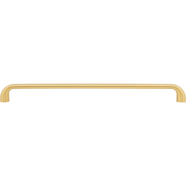 305 mm Center-to-Center Brushed Gold Loxley Cabinet Pull - Image 6