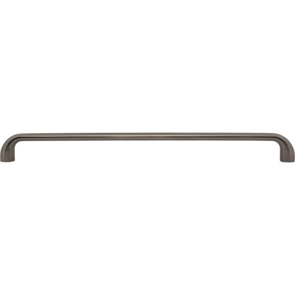 305 mm Center-to-Center Brushed Pewter Loxley Cabinet Pull - Image 6