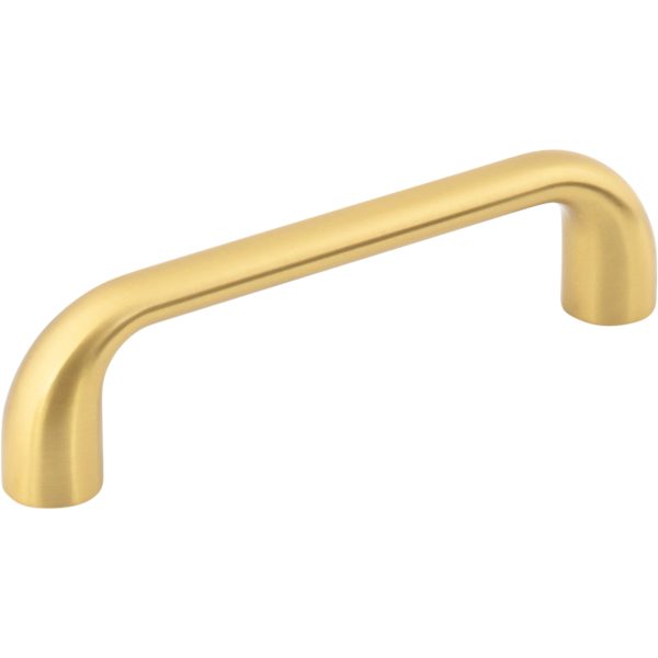 96 mm Center-to-Center Brushed Gold Loxley Cabinet Pull