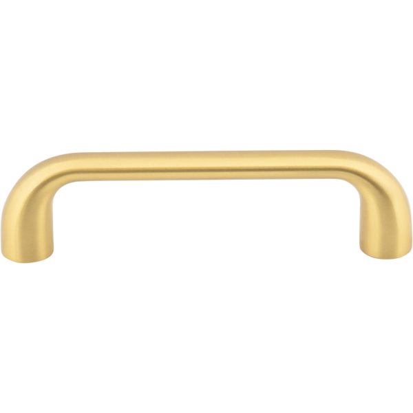 96 mm Center-to-Center Brushed Gold Loxley Cabinet Pull - Image 3