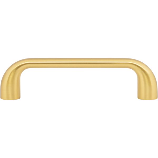 96 mm Center-to-Center Brushed Gold Loxley Cabinet Pull - Image 6