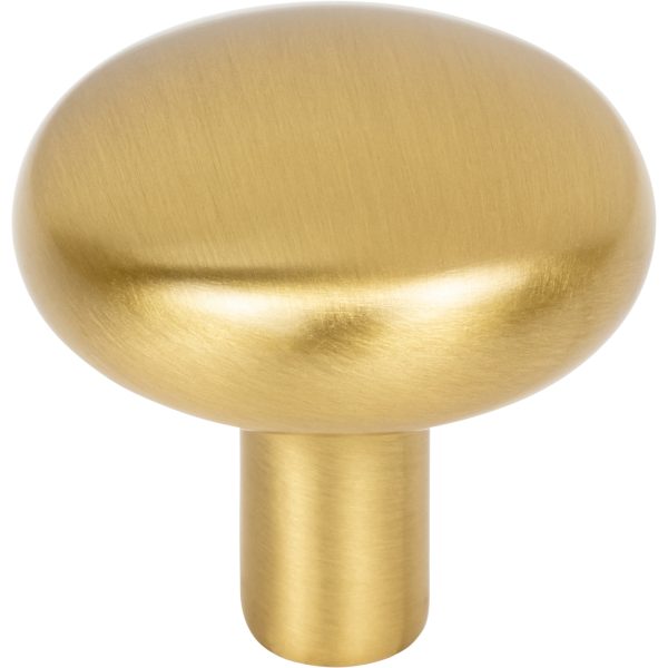 1-1/4" Diameter Brushed Gold Loxley Cabinet Knob