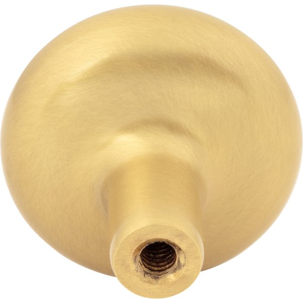 1-1/4" Diameter Brushed Gold Loxley Cabinet Knob - Image 4