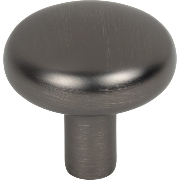 1-1/4" Diameter Brushed Pewter Loxley Cabinet Knob