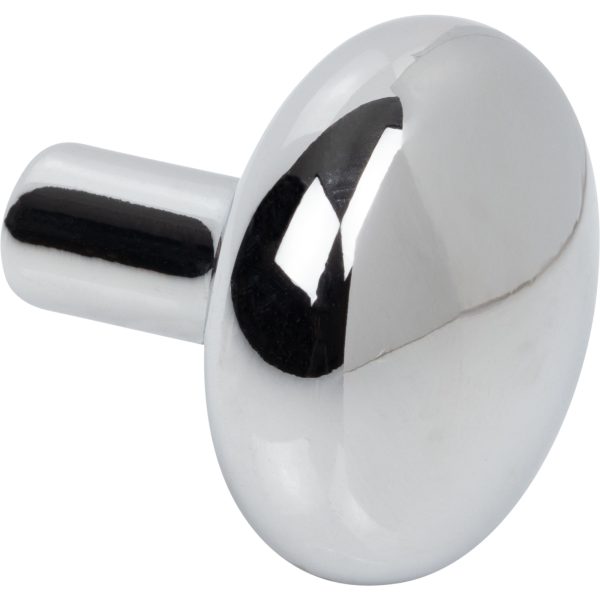 1-1/4" Diameter Polished Chrome Loxley Cabinet Knob - Image 3