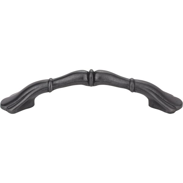 3" Center-to-Center Gun Metal Gatsby Cabinet Pull - Image 3