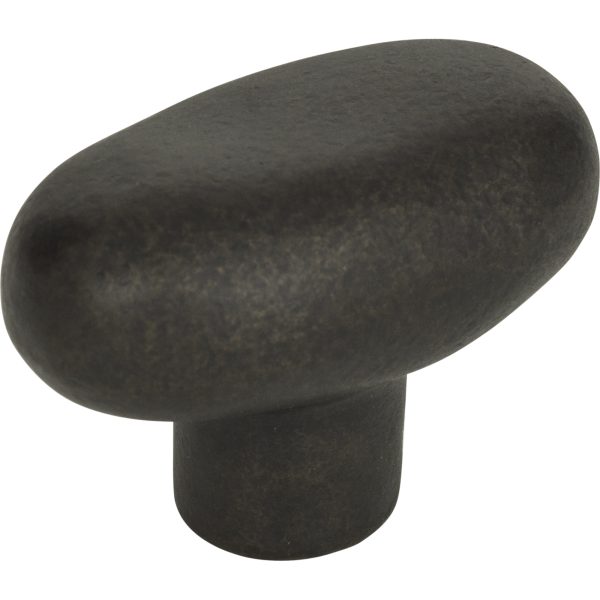 Distressed Oval Knob 1 11/16 Inch Oil Rubbed Bronze - Image 4